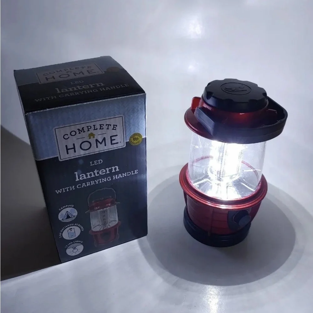 Red LED Camping Lantern